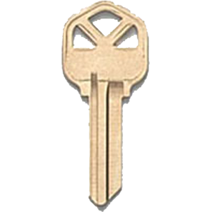 Taylor SE1-B6 Kwikset Key Blank Burgundy 50 Keys Per Box (Pack of 4)