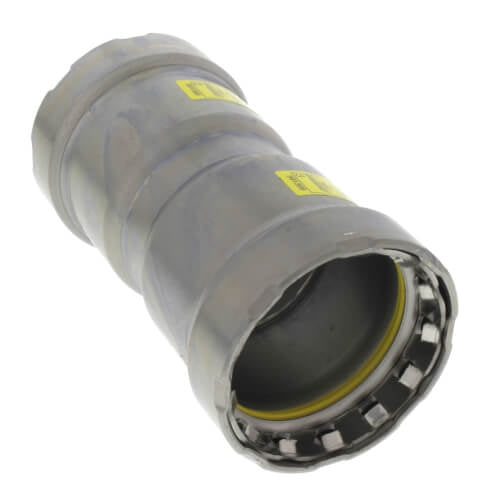 Viega 25021 MegaPressG 1-1/2 inch Stainless Coupling with stop