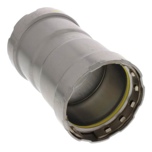 Viega 25026 MegaPressG 2 Inch Coupling with Stop, Carbon steel