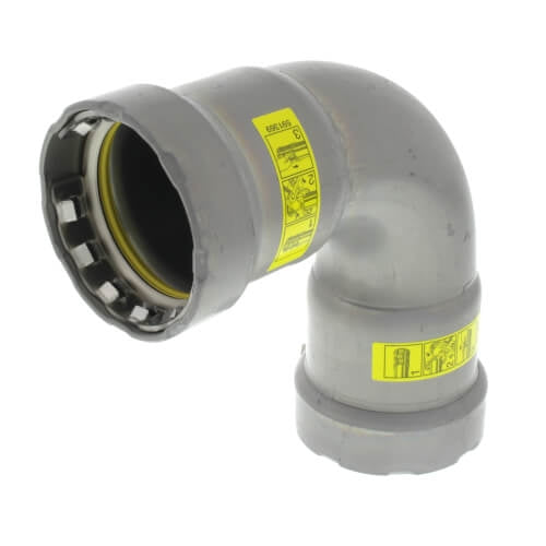Viega 25216 MegaPressG 1-1/4 in 90 degree P X P Carbon Steel Elbow