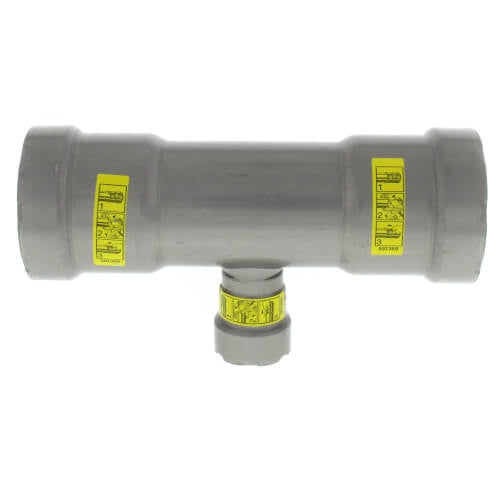 Viega 25361 MegapressG 1-1/2 x 1/2 inch Carbon Steel Tee