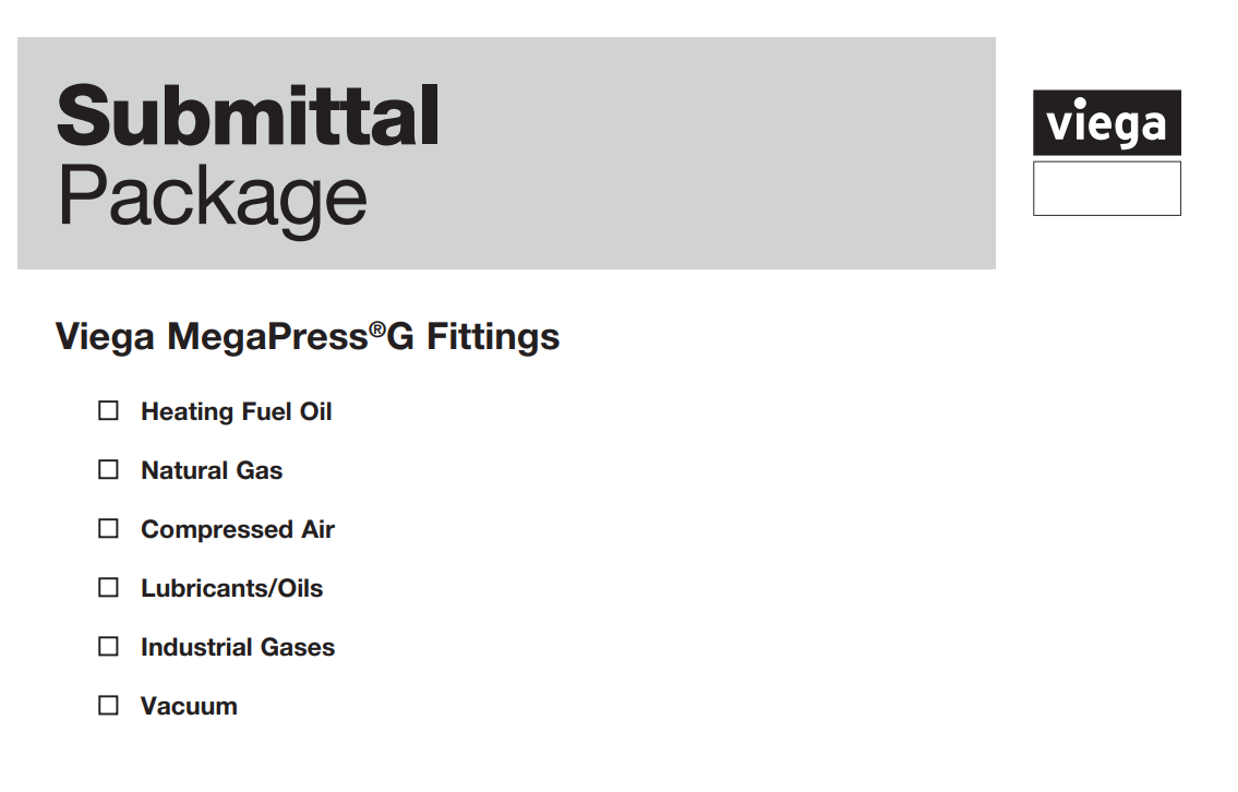 Viega 25381 MegaPress Carbon Steel Tee, Specs Sheet
