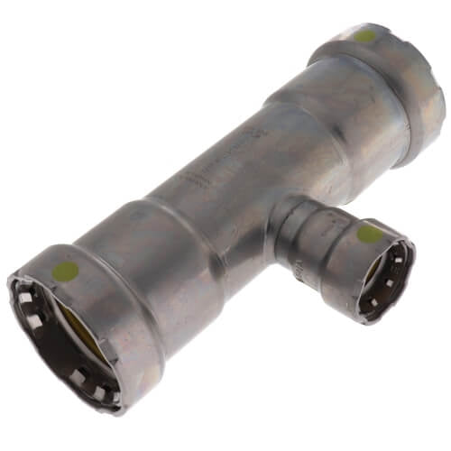 Viega 25491 MegaPressG 1-1/4 x 1-1/4 x 1/2 inch ,Carbon Steel Tee
