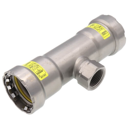 Viega 25506 MegaPressG 1-1/4 inch Press x 3/4, Carbon Steel Tee